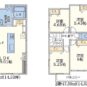 間取 4LDK+PANTRY、土地面積128.15m2、建物面積95.45m2