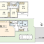 間取 4LDK、土地面積100.21m2、建物面積92.11m2