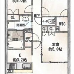 3LDK＋WIC、専有面積：72.29m2、バルコニー面積：11.16m2(間取)