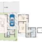 間取 2LDK＋ロフト、土地面積81.80m2、建物面積66.73m2