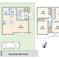 4LDK+SIC、土地面積110.37m2、建物面積87.61m2(間取)