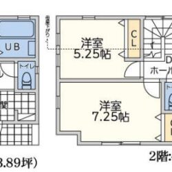 3LDK+PANTRY、土地面積117.10m2、建物面積91.08m2