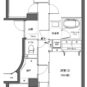 間取 3LDK＋WIC、専有面積：73.34m2、バルコニー面積：18.72m2