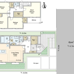 4LDK＋WIC+SIC+PANTRY、土地面積155.10m2、建物面積116.75m2(間取)