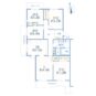 間取 4LDK、専有面積：94.71m2、バルコニー面積：16.90m2
