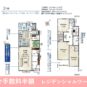 3LDK＋マルチスキップ＋WIC、土地面積181.27m2、建物面積108.88m2