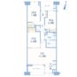 間取 3LDK＋WIC、専有面積：83.47m2、バルコニー面積：8.15m2