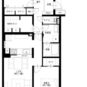 間取 3LDK＋WIC＋マルチクローゼット、専有面積：91.25m2、バルコニー面積：11.66m2