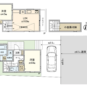 2LDK、土地面積65.74m2、建物面積53.54m2