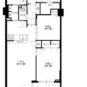 間取 3LDK＋WIC、専有面積：76.76m2、テラス面積：25.52m2