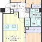 間取 3LDK、専有面積：70.44m2、バルコニー面積：6.05m2