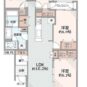 間取 4LDK＋WIC、専有面積：83.42m2、バルコニー面積：12.62m2