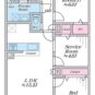 間取 2SLDK＋WIC、専有面積：67.41m2、バルコニー面積：6.30m2