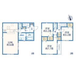 3LDK、土地面積103.10m2、建物面積81.00m2(間取)