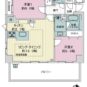 間取 2LDK＋SIC、専有面積：58.10m2、バルコニー面積：15.10m2