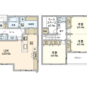 間取 3SLDK＋SIC、土地面積144.33m2、建物面積100.46m2　2024年3月完成