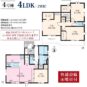 間取 4LDK＋2WIC、土地面積132.09m2、建物面積101.02m2